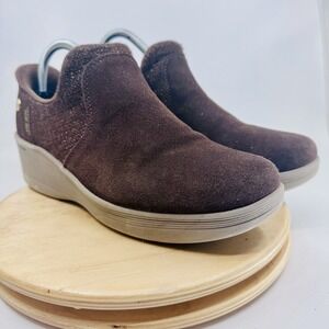 Skechers Martha Stewart‎ Pier Lite Womens 10 Brown Wedge Casual Shoes